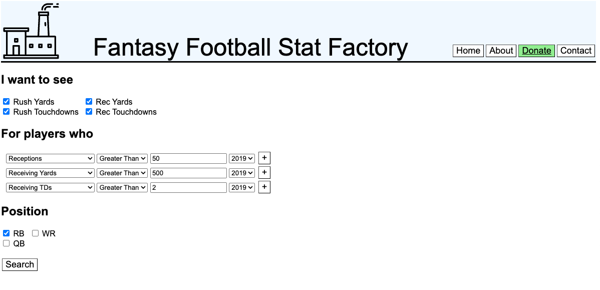 StatFoundry Data Flow
