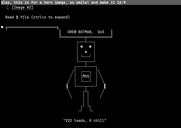 Meet Drew: My AI Sales Rep (And Why He's Not Hiding It)